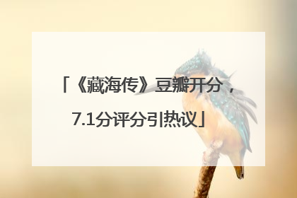 《藏海传》豆瓣开分，7.1分评分引热议