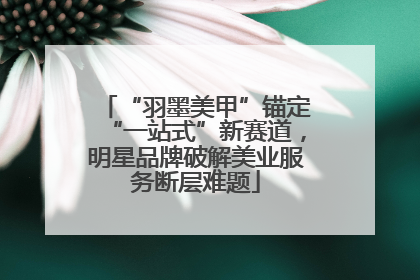 “羽墨美甲”锚定“一站式”新赛道，明星品牌破解美业服务断层难题