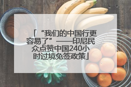 “我们的中国行更容易了”——印尼民众点赞中国240小时过境免签政策