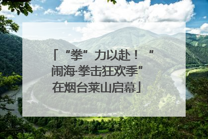 “拳”力以赴！“闹海·拳击狂欢季”在烟台莱山启幕