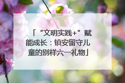 “文明实践+”赋能成长：镇安留守儿童的别样六一礼物