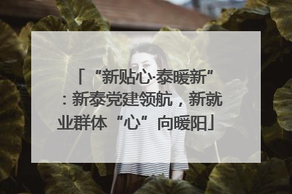 “新贴心·泰暖新”：新泰党建领航，新就业群体“心”向暖阳
