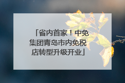 省内首家！中免集团青岛市内免税店转型升级开业