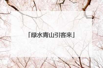 绿水青山引客来