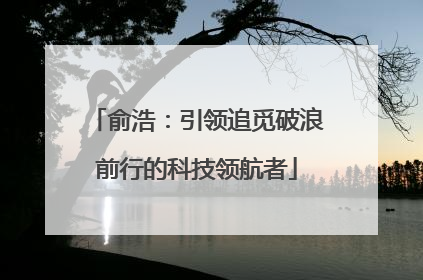 俞浩：引领追觅破浪前行的科技领航者