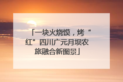 一块火烧馍，烤“红”四川广元月坝农旅融合新图景
