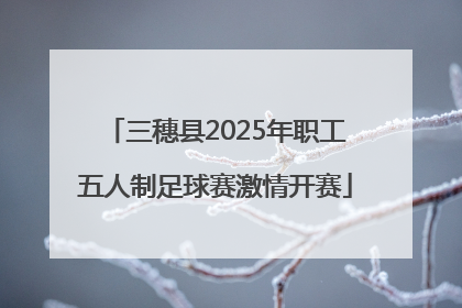 三穗县2025年职工五人制足球赛激情开赛
