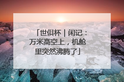 世俱杯｜闲记：万米高空上，机舱里突然沸腾了