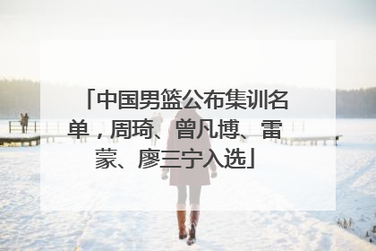 中国男篮公布集训名单，周琦、曾凡博、雷蒙、廖三宁入选