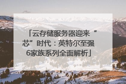 云存储服务器迎来“芯”时代：英特尔至强6家族系列全面解析