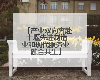 产业双向奔赴 十堰先进制造业和现代服务业融合共生
