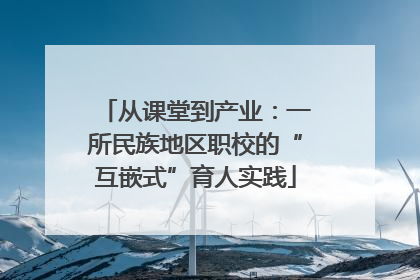 从课堂到产业：一所民族地区职校的“互嵌式”育人实践