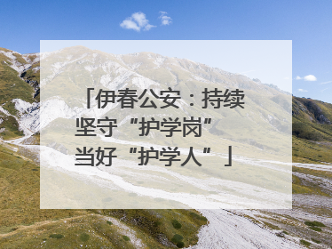 伊春公安：持续坚守“护学岗” 当好“护学人”