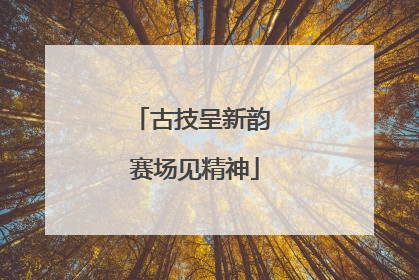 古技呈新韵 赛场见精神