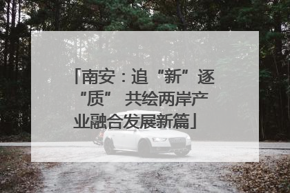 南安：追“新”逐“质” 共绘两岸产业融合发展新篇
