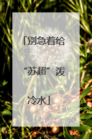 别急着给“苏超”泼冷水