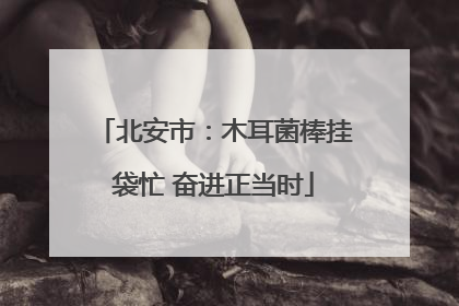 北安市：木耳菌棒挂袋忙 奋进正当时