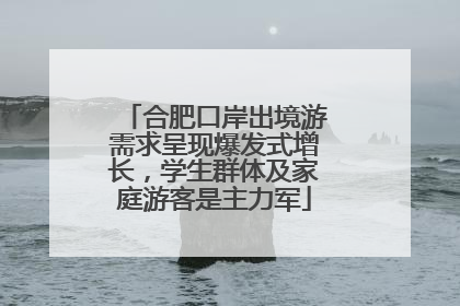 合肥口岸出境游需求呈现爆发式增长，学生群体及家庭游客是主力军