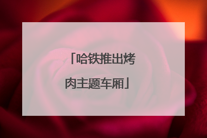 哈铁推出烤肉主题车厢