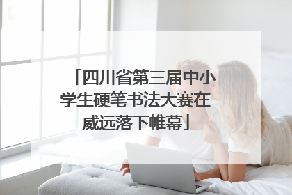 四川省第三届中小学生硬笔书法大赛在威远落下帷幕