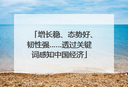 增长稳、态势好、韧性强……透过关键词感知中国经济