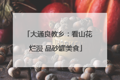 大通良教乡：看山花烂漫 品砂罐美食