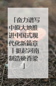 奋力谱写中原大地推进中国式现代化新篇章丨挺起河南制造硬脊梁