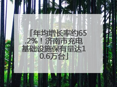 年均增长率约65.2%！济南市充电基础设施保有量达10.6万台