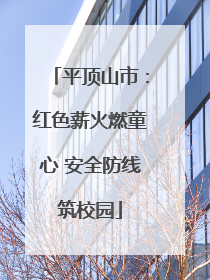 平顶山市：红色薪火燃童心 安全防线筑校园