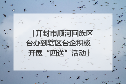 开封市顺河回族区台办到辖区台企积极开展“四送”活动