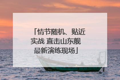情节随机、贴近实战 直击山东舰最新演练现场
