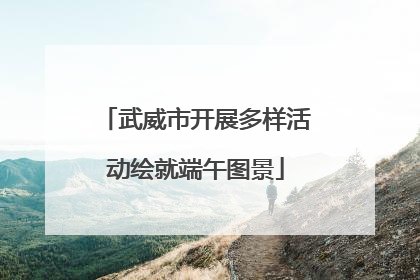 武威市开展多样活动绘就端午图景