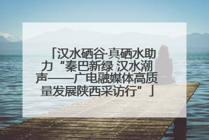 汉水硒谷·真硒水助力“秦巴新绿 汉水潮声——广电融媒体高质量发展陕西采访行”