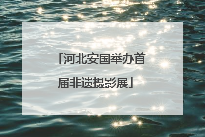 河北安国举办首届非遗摄影展