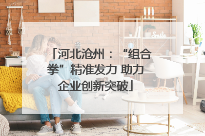 河北沧州：“组合拳”精准发力 助力企业创新突破