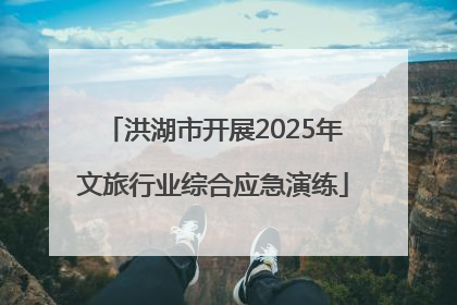 洪湖市开展2025年文旅行业综合应急演练