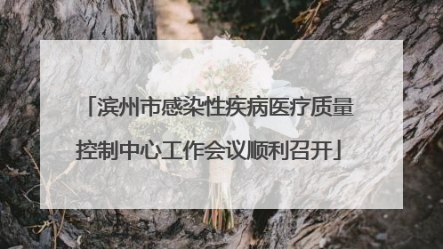 滨州市感染性疾病医疗质量控制中心工作会议顺利召开