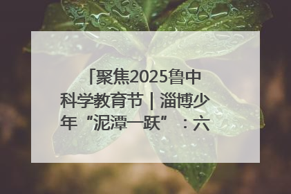 聚焦2025鲁中科学教育节｜淄博少年“泥潭一跃”：六一节里的勇气勋章