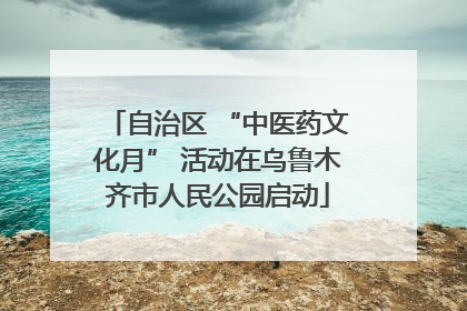 自治区 “中医药文化月” 活动在乌鲁木齐市人民公园启动