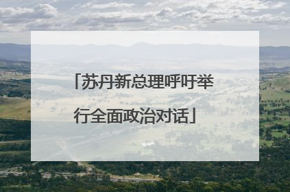 苏丹新总理呼吁举行全面政治对话