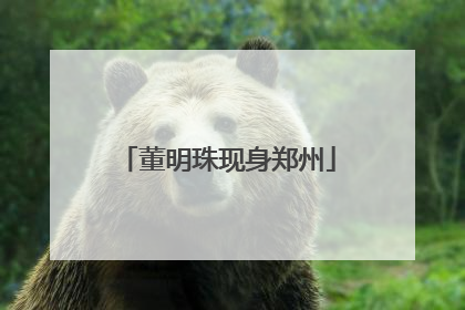 董明珠现身郑州