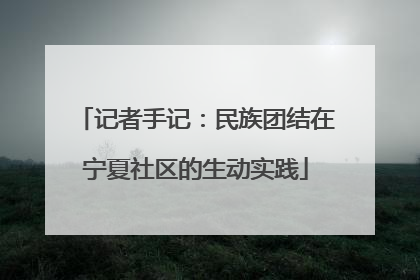 记者手记：民族团结在宁夏社区的生动实践