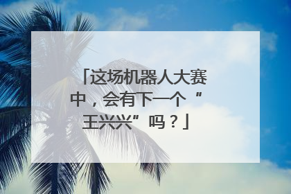 这场机器人大赛中，会有下一个“王兴兴”吗？