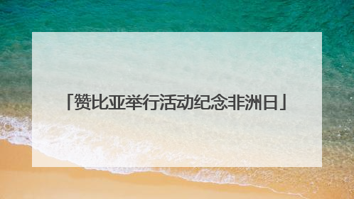 赞比亚举行活动纪念非洲日