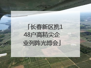 长春新区携148户高精尖企业列阵光博会