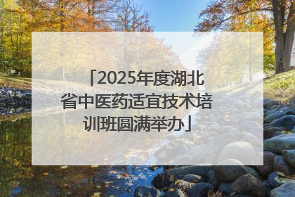 2025年度湖北省中医药适宜技术培训班圆满举办