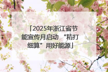 2025年浙江省节能宣传月启动 “精打细算”用好能源