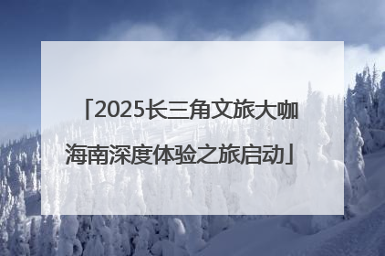 2025长三角文旅大咖海南深度体验之旅启动